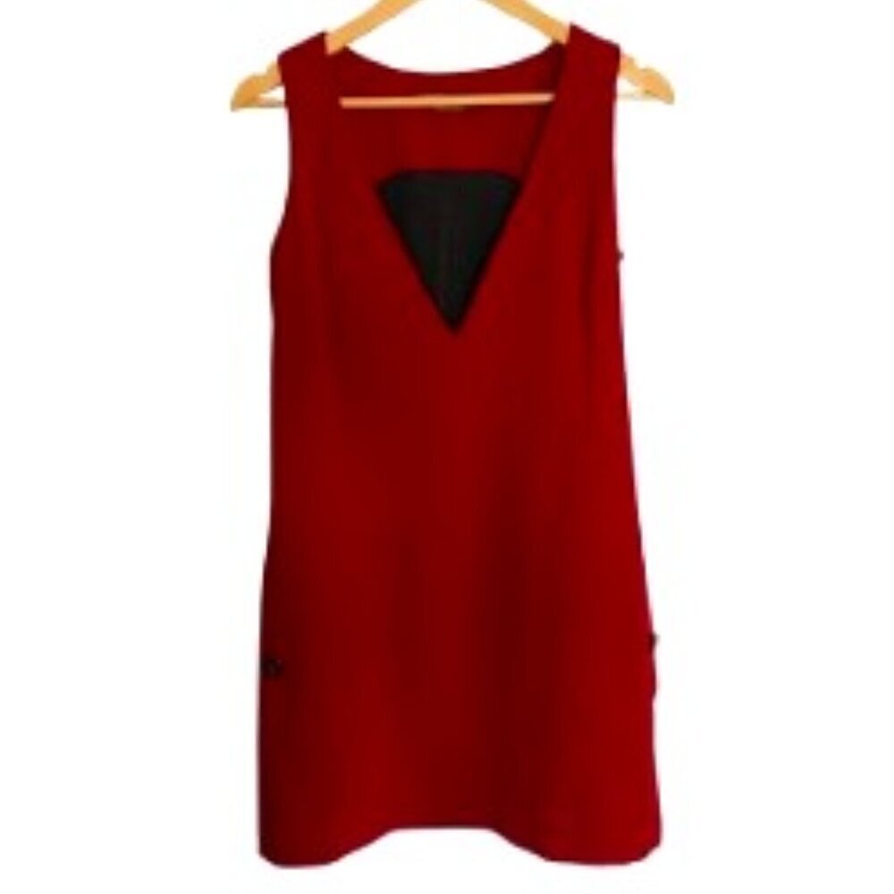 Comptoir Des Cotonniers Sleeveless Red Dress 36
